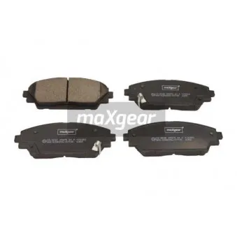Jeu de 4 plaquettes de frein avant MAXGEAR 19-3048