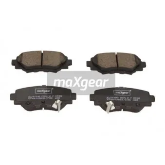 Jeu de 4 plaquettes de frein arrière MAXGEAR 19-3049
