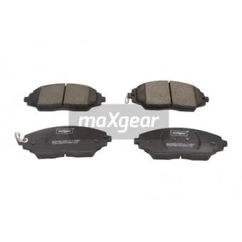 Jeu de 4 plaquettes de frein avant MAXGEAR 19-3053