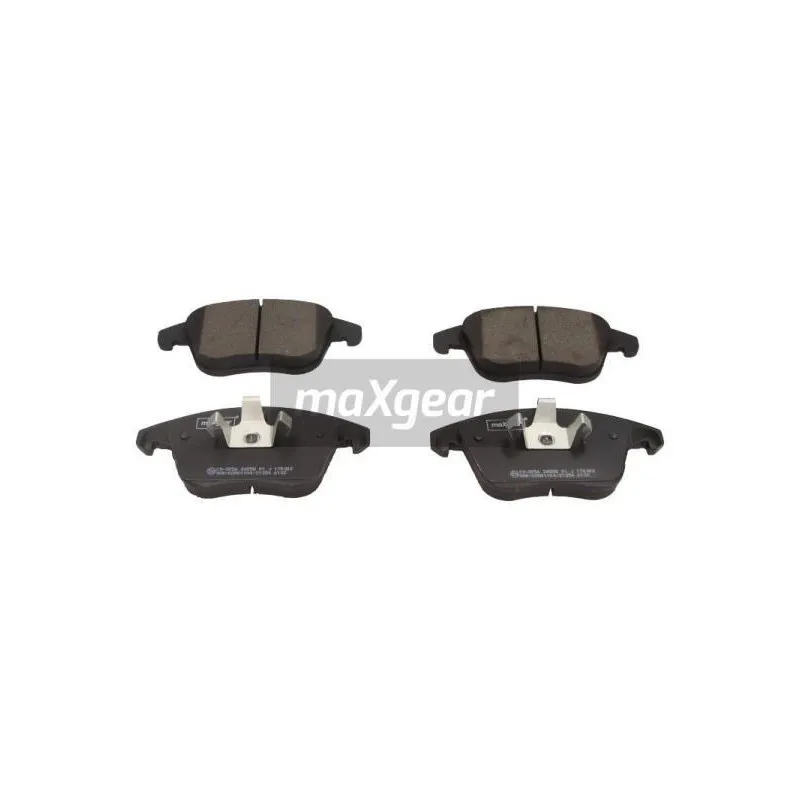 Jeu de 4 plaquettes de frein avant MAXGEAR 19-3056