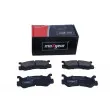 Jeu de 4 plaquettes de frein arrière MAXGEAR 19-3066 - Visuel 2