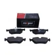 Jeu de 4 plaquettes de frein arrière MAXGEAR 19-3099 - Visuel 2