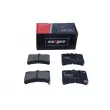 Jeu de 4 plaquettes de frein avant MAXGEAR 19-3135 - Visuel 2