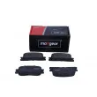 Jeu de 4 plaquettes de frein arrière MAXGEAR 19-3139 - Visuel 2