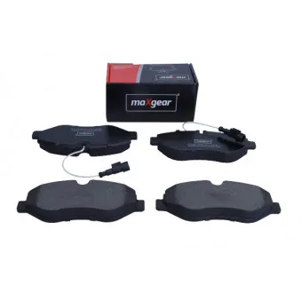 Jeu de 4 plaquettes de frein avant MAXGEAR 19-3168
