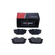 Jeu de 4 plaquettes de frein arrière MAXGEAR 19-3171 - Visuel 2