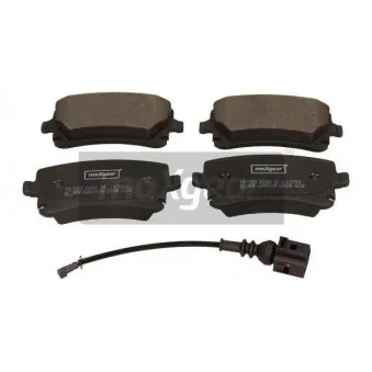 Jeu de 4 plaquettes de frein arrière MAXGEAR 19-3323