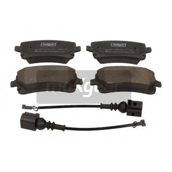 Jeu de 4 plaquettes de frein arrière MAXGEAR 19-3324