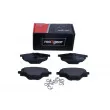 Jeu de 4 plaquettes de frein arrière MAXGEAR 19-3366 - Visuel 2