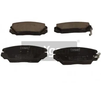 Jeu de 4 plaquettes de frein avant MAXGEAR 19-3377