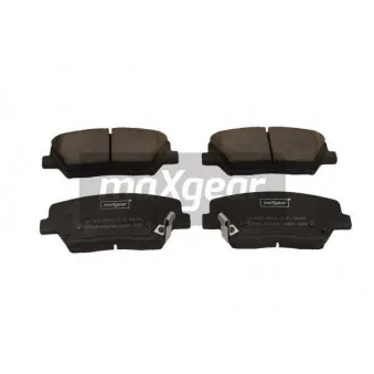 Jeu de 4 plaquettes de frein avant MAXGEAR 19-3378