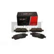 Jeu de 4 plaquettes de frein arrière MAXGEAR 19-3381 - Visuel 2