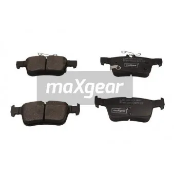 Jeu de 4 plaquettes de frein arrière MAXGEAR 19-3382