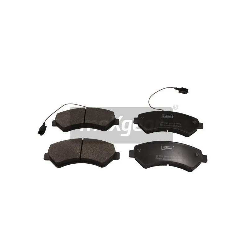 Jeu de 4 plaquettes de frein avant MAXGEAR 19-3386