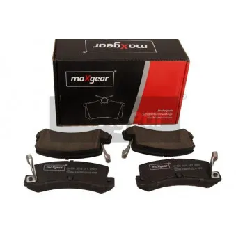 Jeu de 4 plaquettes de frein arrière MAXGEAR 19-3390
