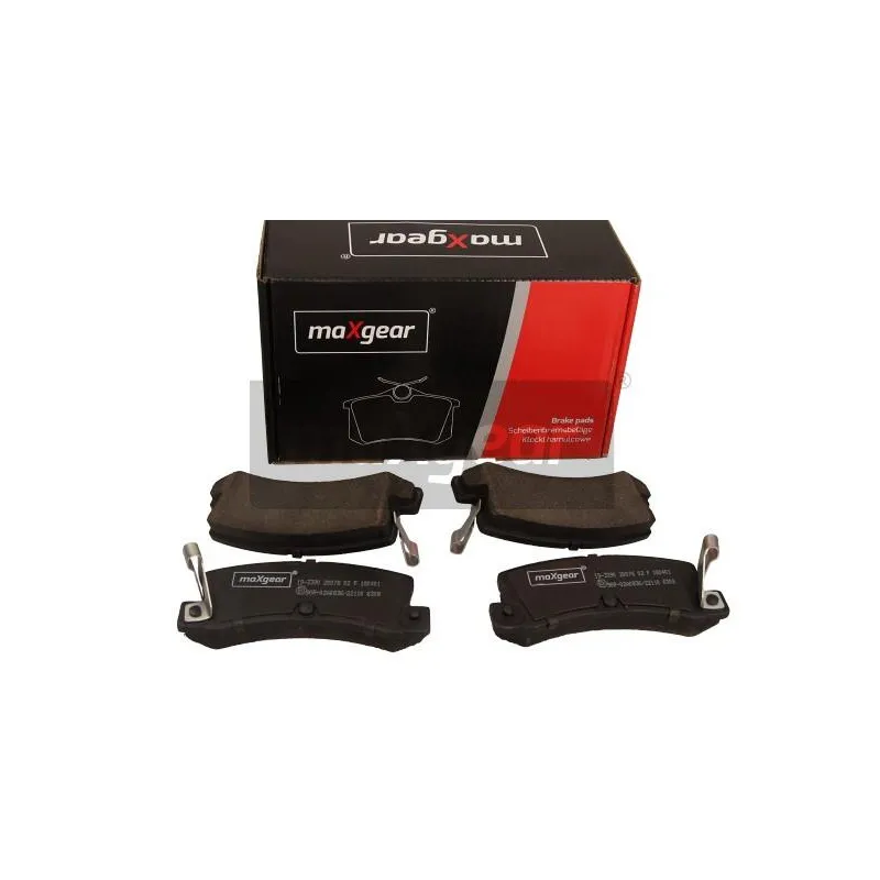 Jeu de 4 plaquettes de frein arrière MAXGEAR 19-3390