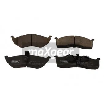 Jeu de 4 plaquettes de frein avant MAXGEAR 19-3391
