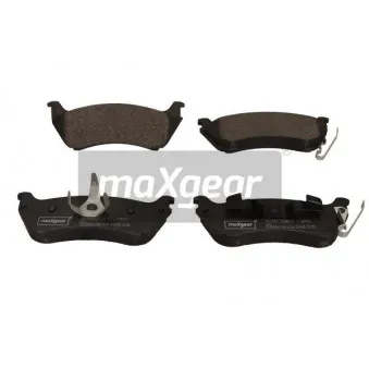 Jeu de 4 plaquettes de frein arrière MAXGEAR 19-3394