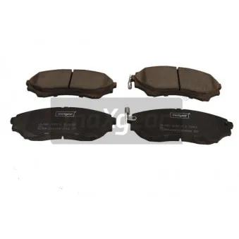 Jeu de 4 plaquettes de frein avant MAXGEAR 19-3400