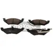 Jeu de 4 plaquettes de frein arrière MAXGEAR 19-3408 - Visuel 1