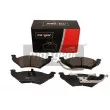 Jeu de 4 plaquettes de frein arrière MAXGEAR 19-3408 - Visuel 2