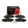 Jeu de 4 plaquettes de frein avant MAXGEAR 19-3409 - Visuel 2