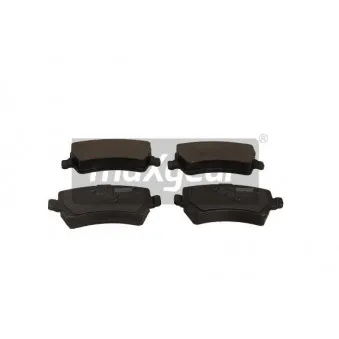 Jeu de 4 plaquettes de frein arrière MAXGEAR 19-3412