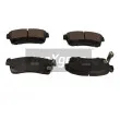Jeu de 4 plaquettes de frein avant MAXGEAR 19-3414 - Visuel 1