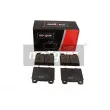 Jeu de 4 plaquettes de frein avant MAXGEAR 19-3416 - Visuel 2