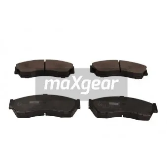 Jeu de 4 plaquettes de frein avant MAXGEAR 19-3417