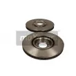 Jeu de 2 disques de frein arrière MAXGEAR 19-3521 - Visuel 2