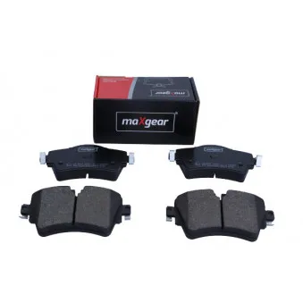 Jeu de 4 plaquettes de frein avant MAXGEAR 19-3597