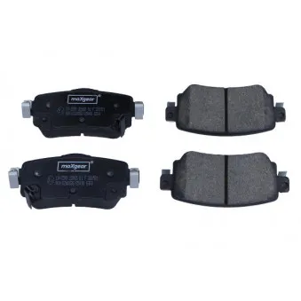 Jeu de 4 plaquettes de frein arrière MAXGEAR 19-3599