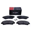 Jeu de 4 plaquettes de frein avant MAXGEAR 19-3610 - Visuel 2
