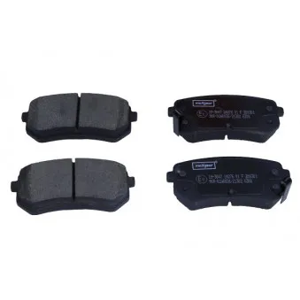 Jeu de 4 plaquettes de frein arrière MAXGEAR 19-3647