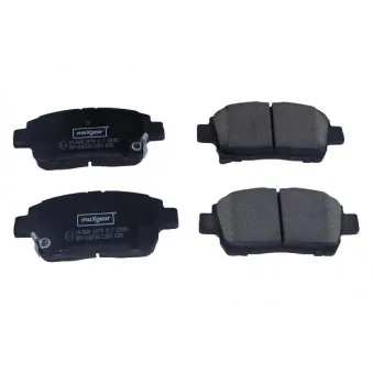 Jeu de 4 plaquettes de frein avant MAXGEAR 19-3648