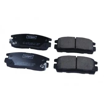 Jeu de 4 plaquettes de frein arrière MAXGEAR 19-3657