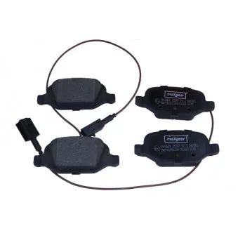 Jeu de 4 plaquettes de frein arrière MAXGEAR
