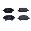 Jeu de 4 plaquettes de frein arrière MAXGEAR 19-3668 - Visuel 1