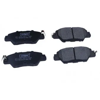 Jeu de 4 plaquettes de frein arrière MAXGEAR 19-3671