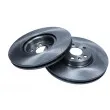 Jeu de 2 disques de frein avant MAXGEAR 19-4696 - Visuel 2