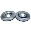 Jeu de 2 disques de frein arrière MAXGEAR 19-4715 - Visuel 1