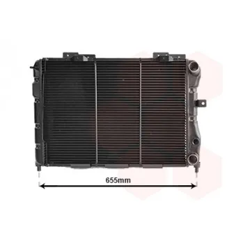 Radiateur, refroidissement du moteur VAN WEZEL 01002052
