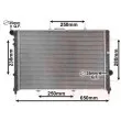 Radiateur, refroidissement du moteur VAN WEZEL 01002091 - Visuel 1