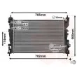 Radiateur, refroidissement du moteur VAN WEZEL 01002119 - Visuel 1
