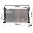 Radiateur, refroidissement du moteur VAN WEZEL 01002120 - Visuel 1