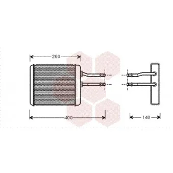 Système de chauffage VAN WEZEL 01006072