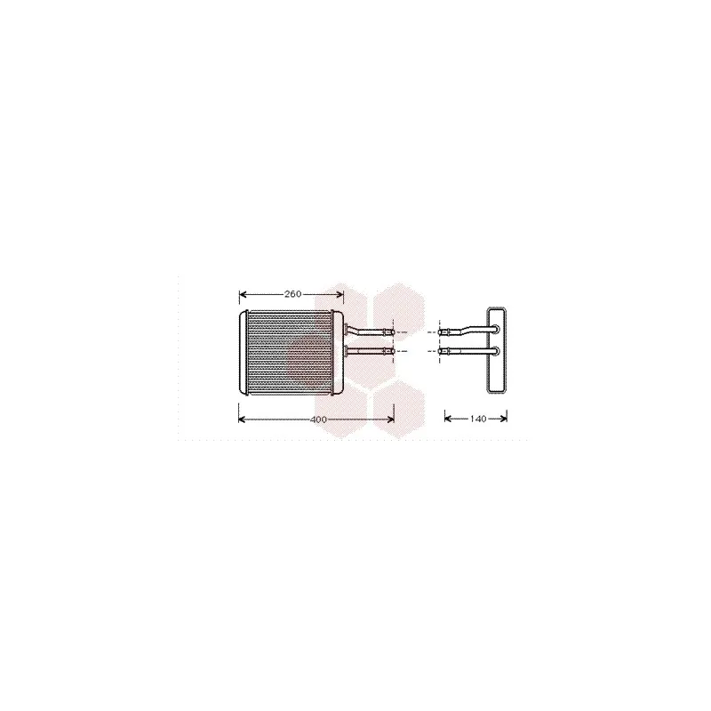 Système de chauffage VAN WEZEL 01006072