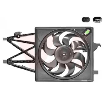 Ventilateur, refroidissement du moteur VAN WEZEL 0113746