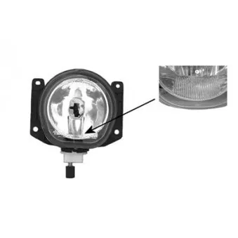 Projecteur antibrouillard VAN WEZEL 0159999